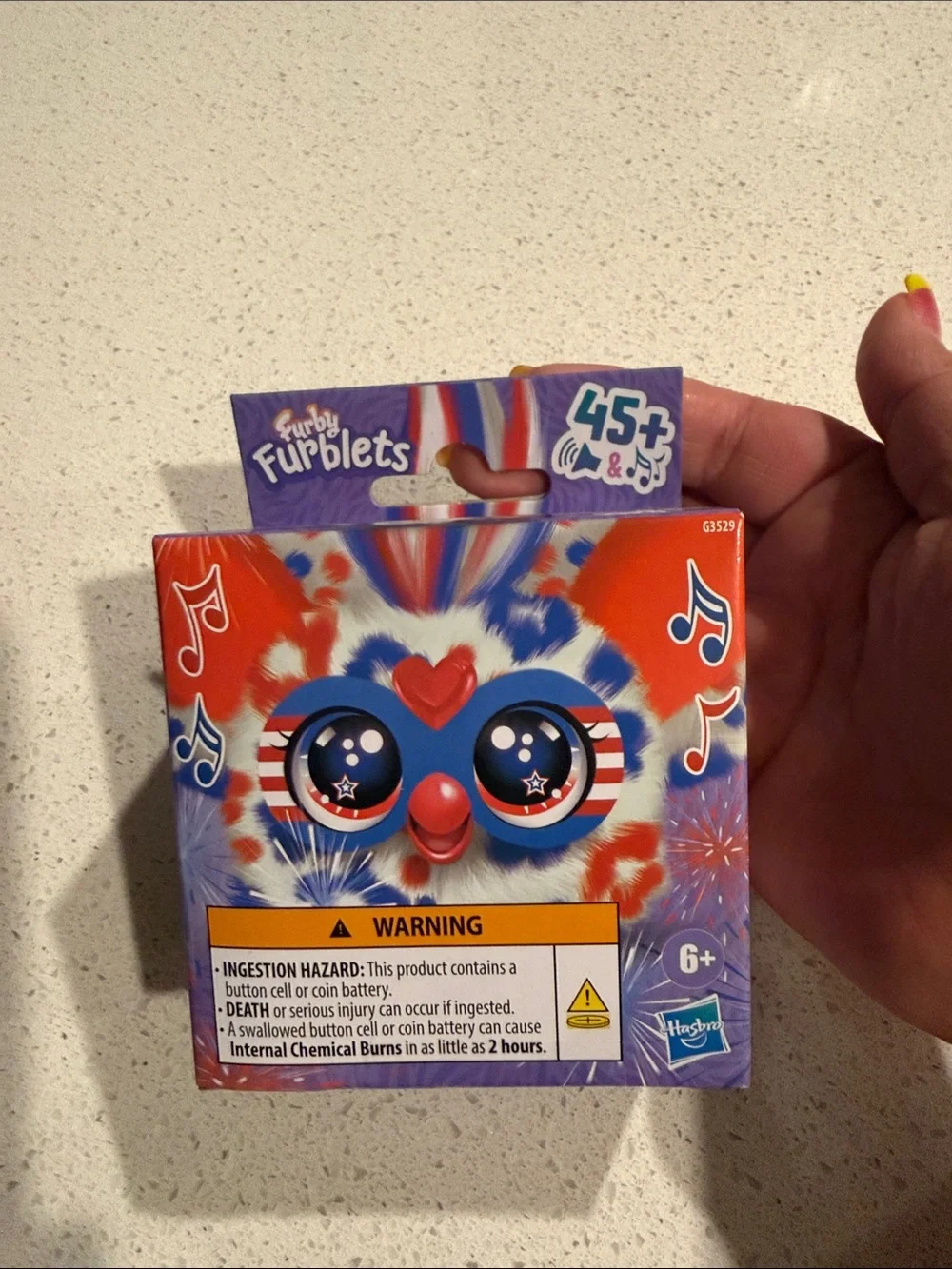 Hasbro Furby Furblets Red, White & Blue Plush Pack